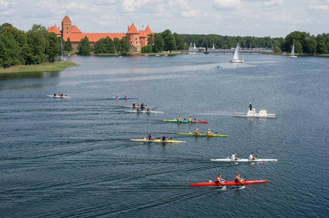 Olimpiniai prizininkai varžėsi ir tarpusavyje, ir kartu