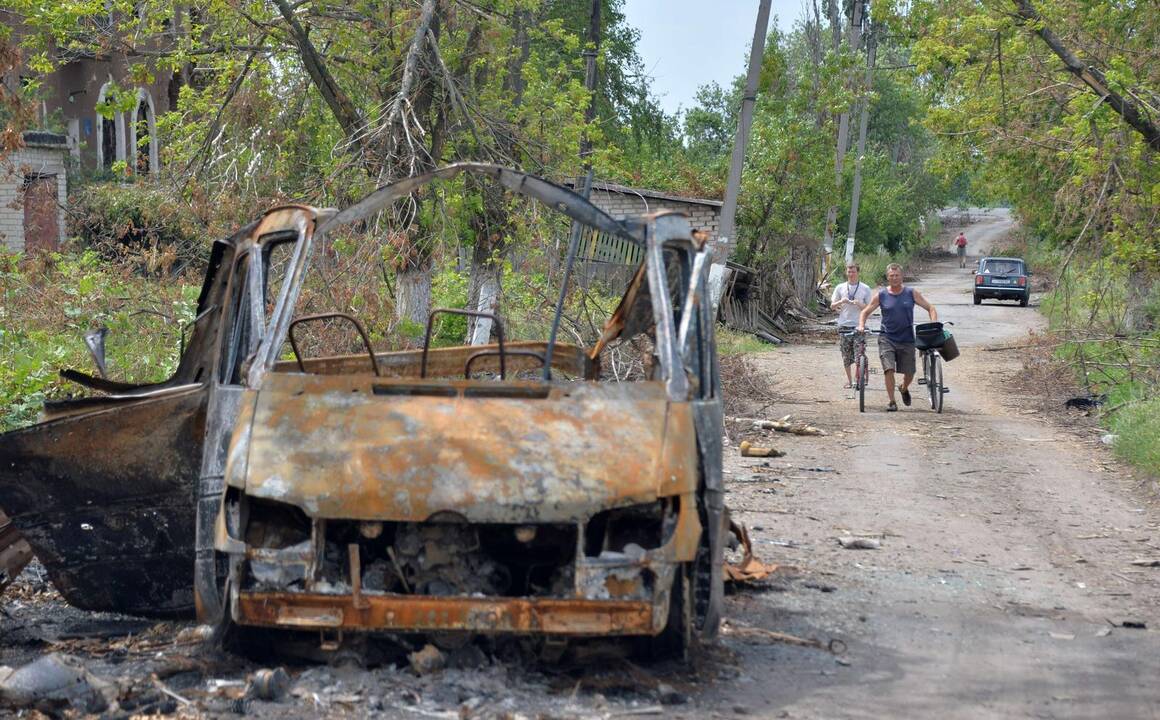 Ukrainoje per susirėmimus žūsta ir civiliai gyventojai