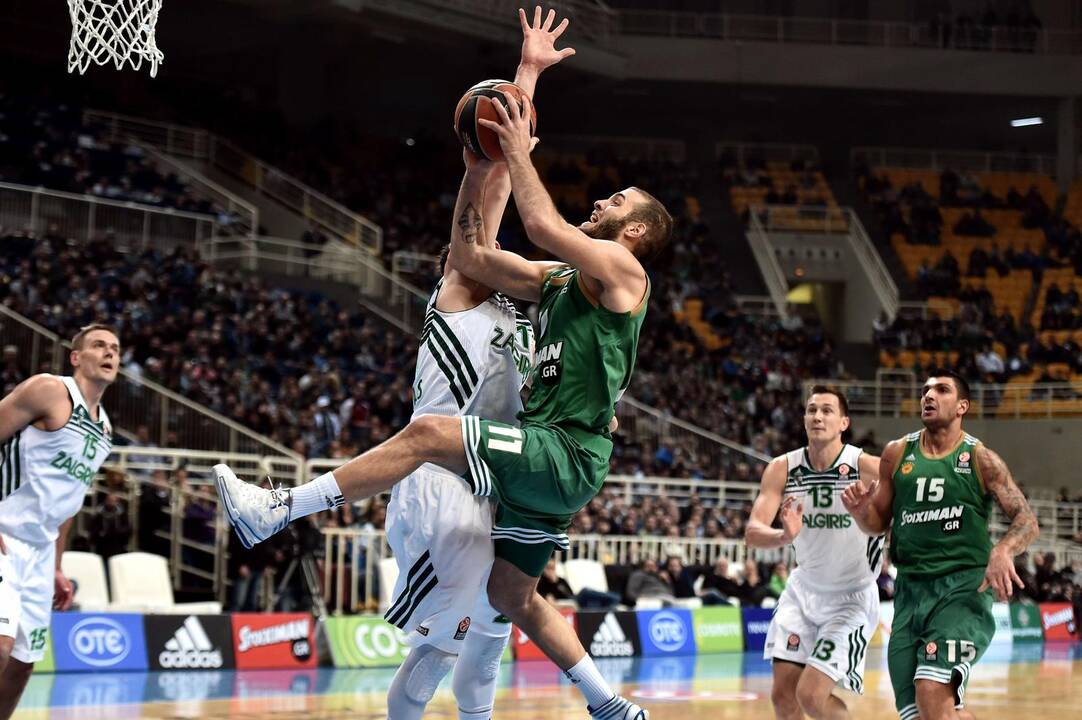 Eurolyga: "Panathinaikos" - "Žalgiris"