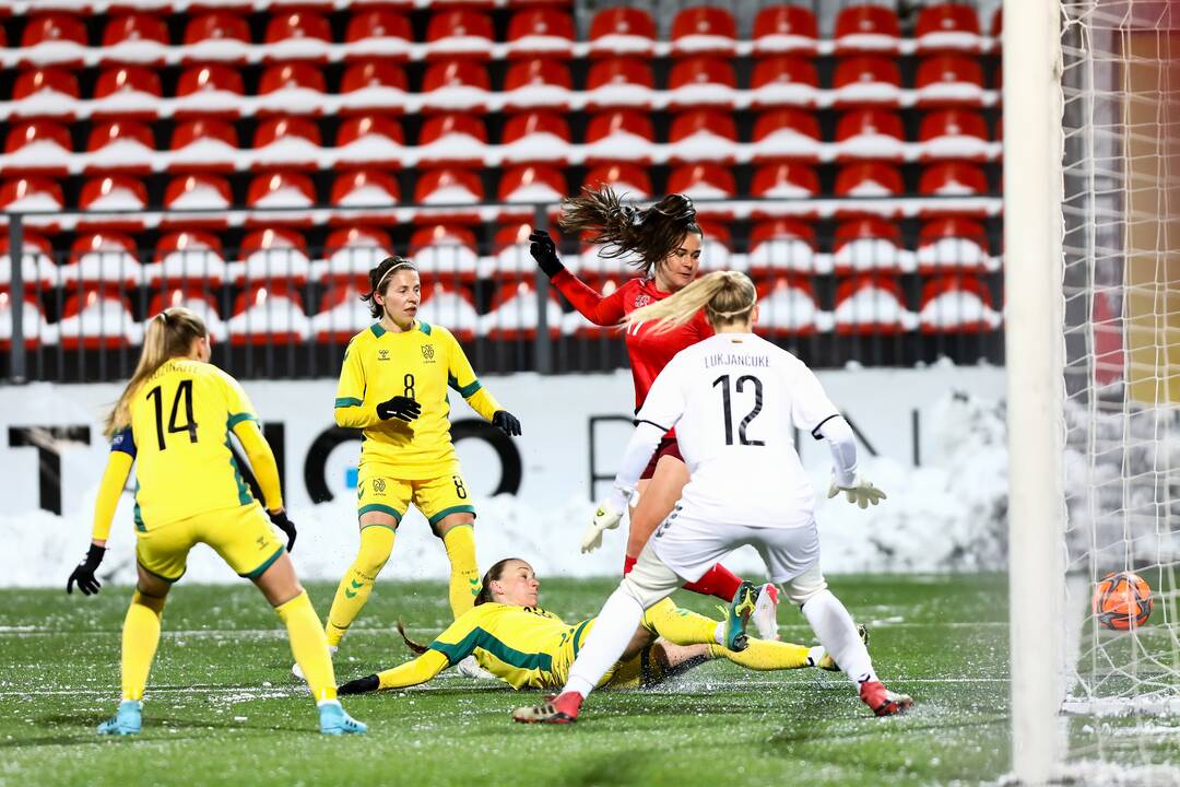 Pasaulio moterų futbolo čempionato atranka: Lietuva – Šveicarija 0:7