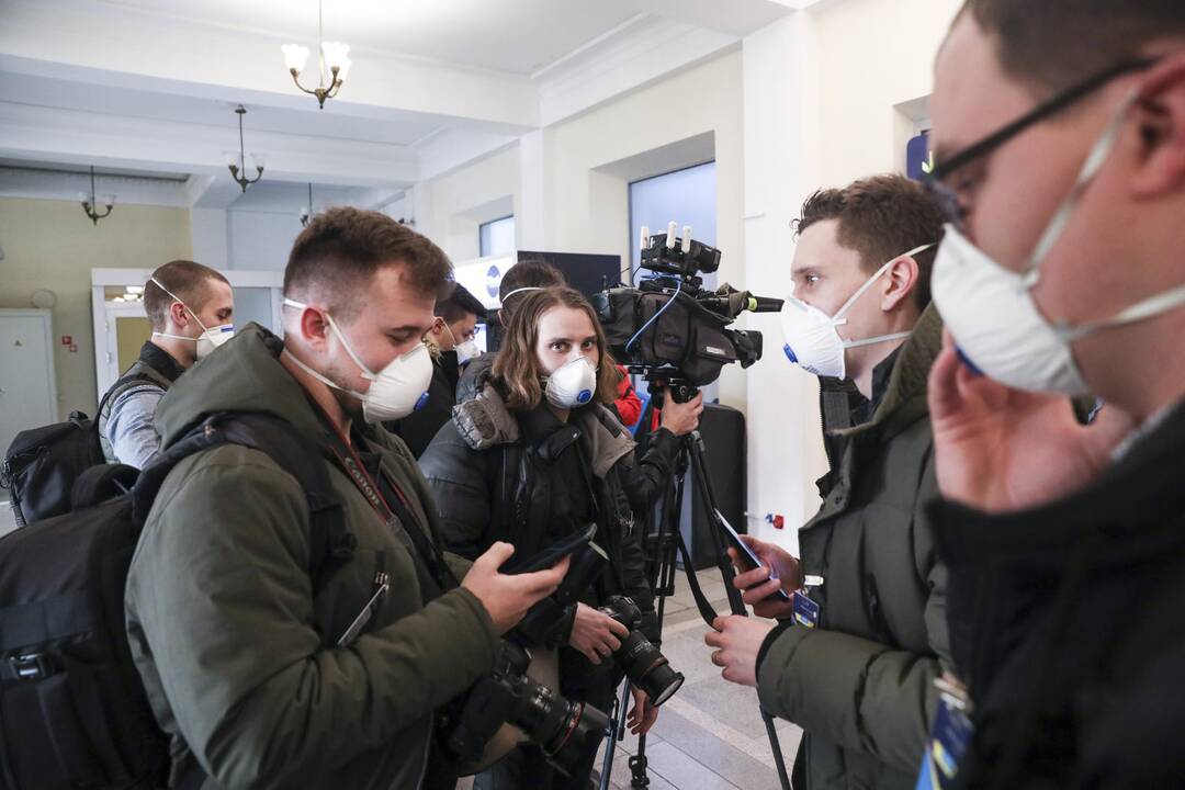 Keleivių patikra Vilniaus oro uoste