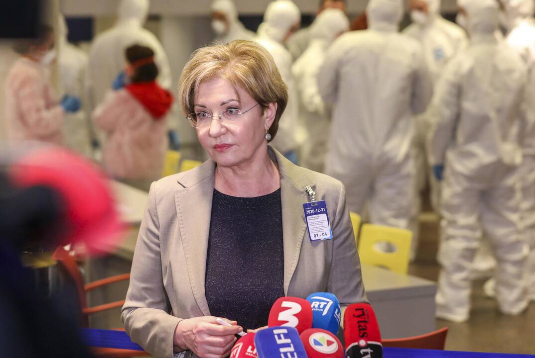 Keleivių patikra Vilniaus oro uoste
