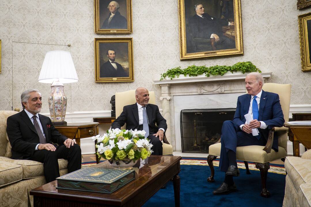 Ashrafas Ghanis ir Joe Bidenas