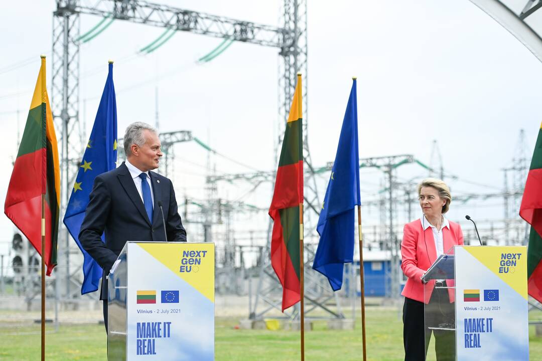 Ingrida Šimonytė, Ursula von der Leyen ir Gitanas Nausėda