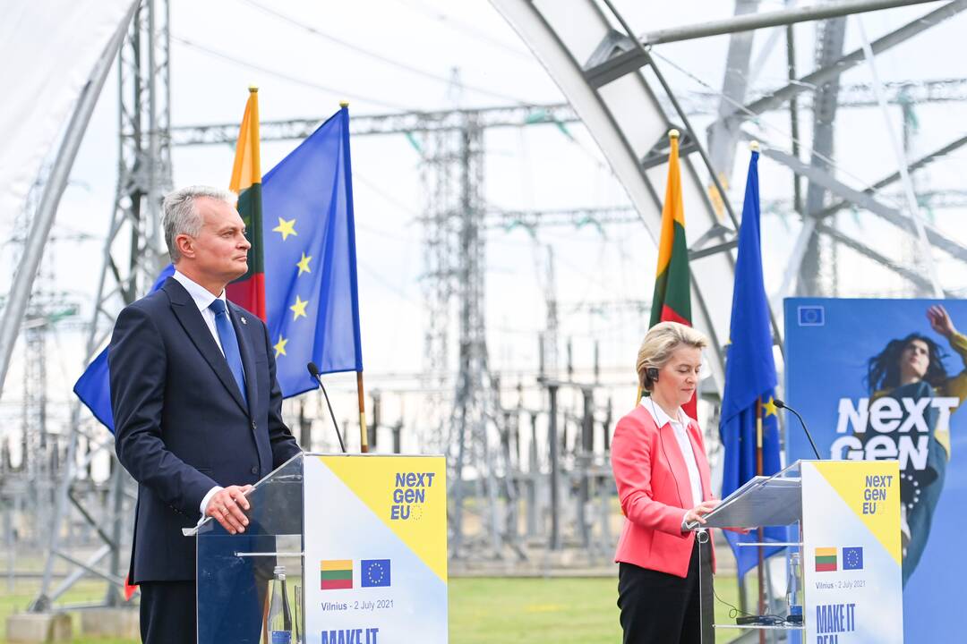 Ingrida Šimonytė, Ursula von der Leyen ir Gitanas Nausėda