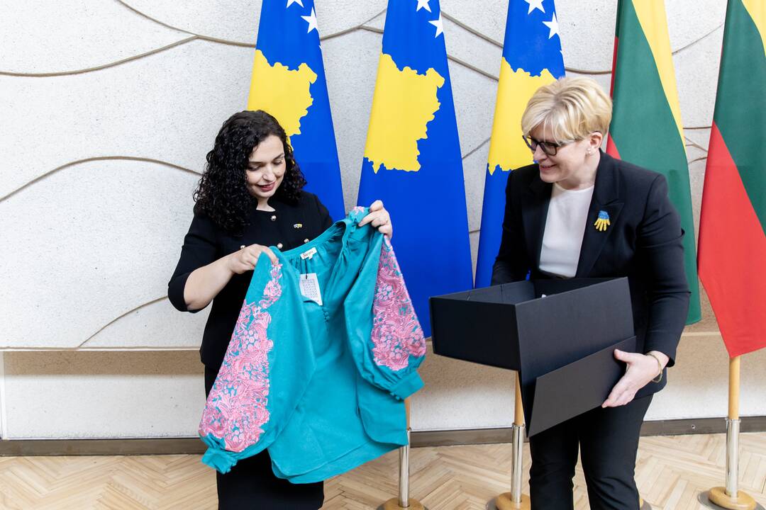Vjosa Osmani-Sadriu ir Ingrida Šimonytė