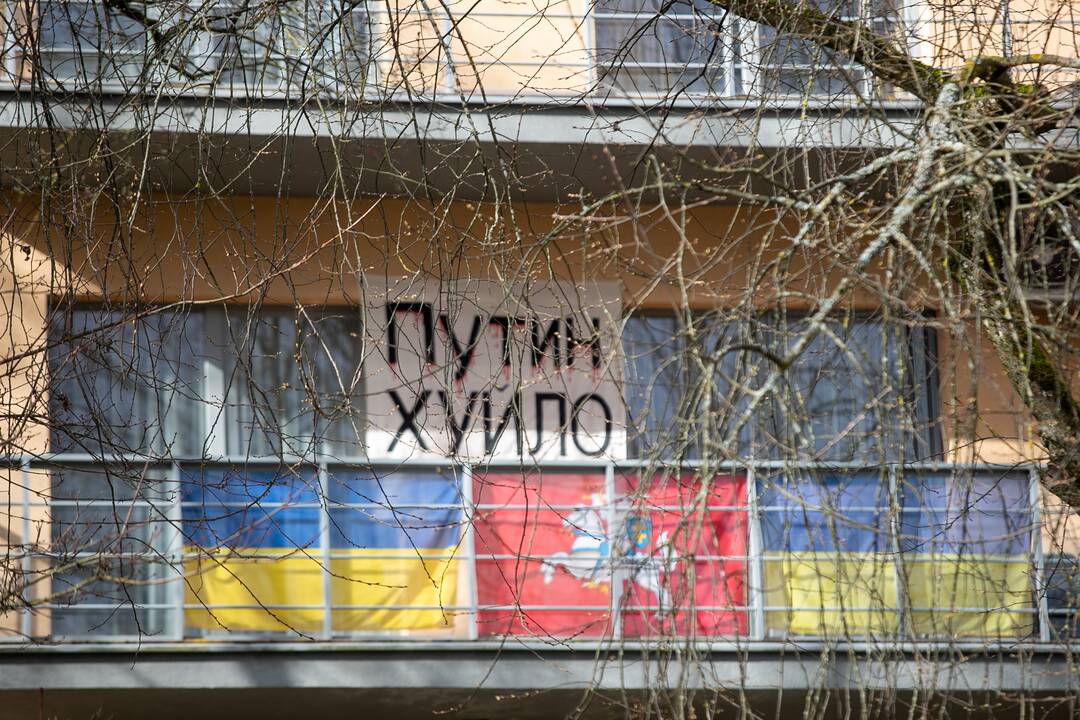 Vilniuje – protestas prieš V. Putiną