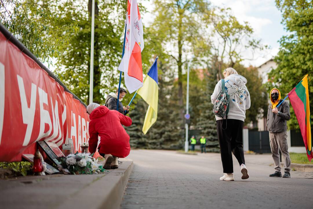 Protestas prieš karą Ukrainoje ir agresiją Baltarusijoje
