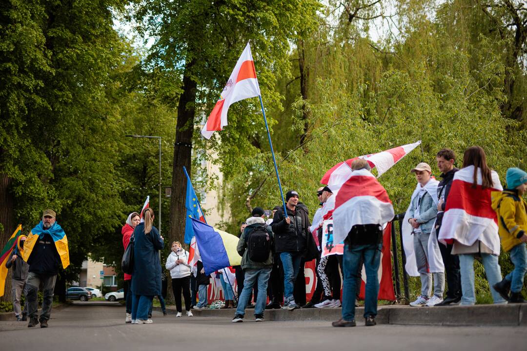 Protestas prieš karą Ukrainoje ir agresiją Baltarusijoje