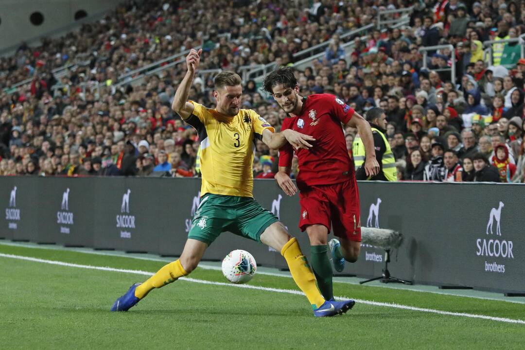 Europos futbolo čempionato atranka: Portugalija – Lietuva 6:0