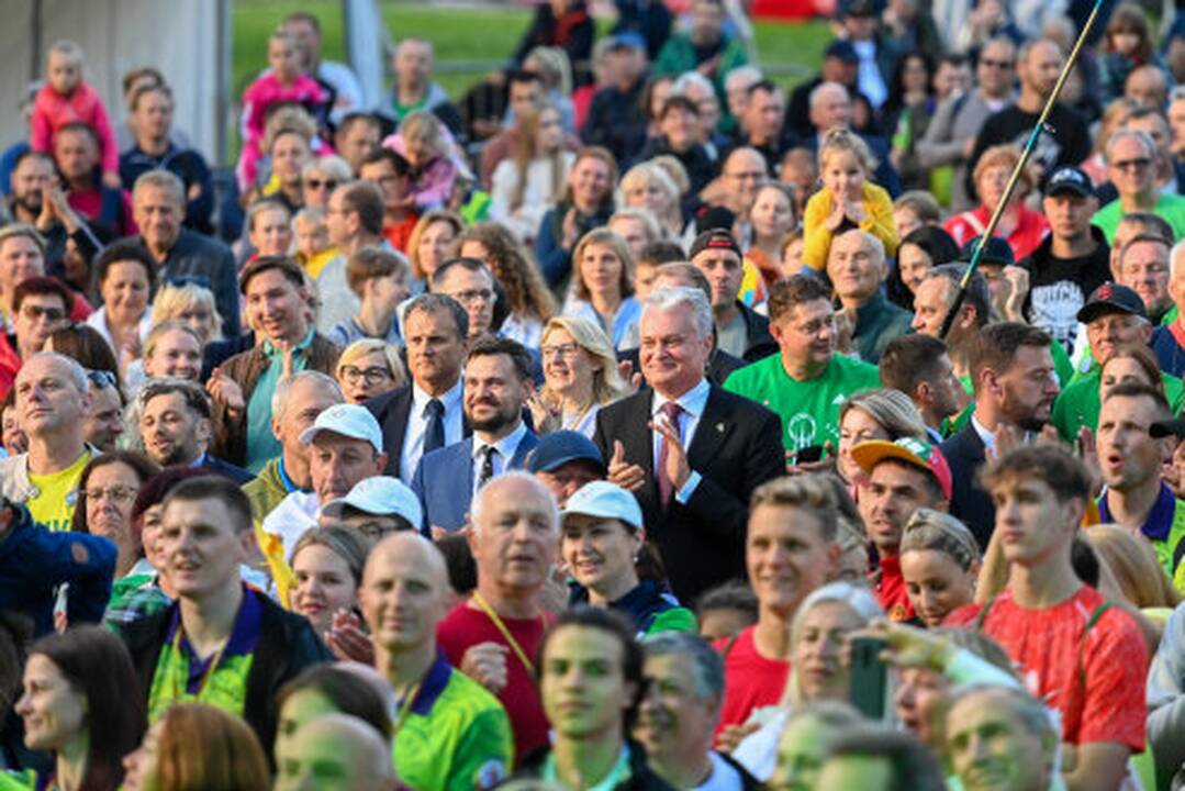 G. Nausėda: sporto veikla buria pasaulio lietuvius, stiprina lietuvišką tapatybę