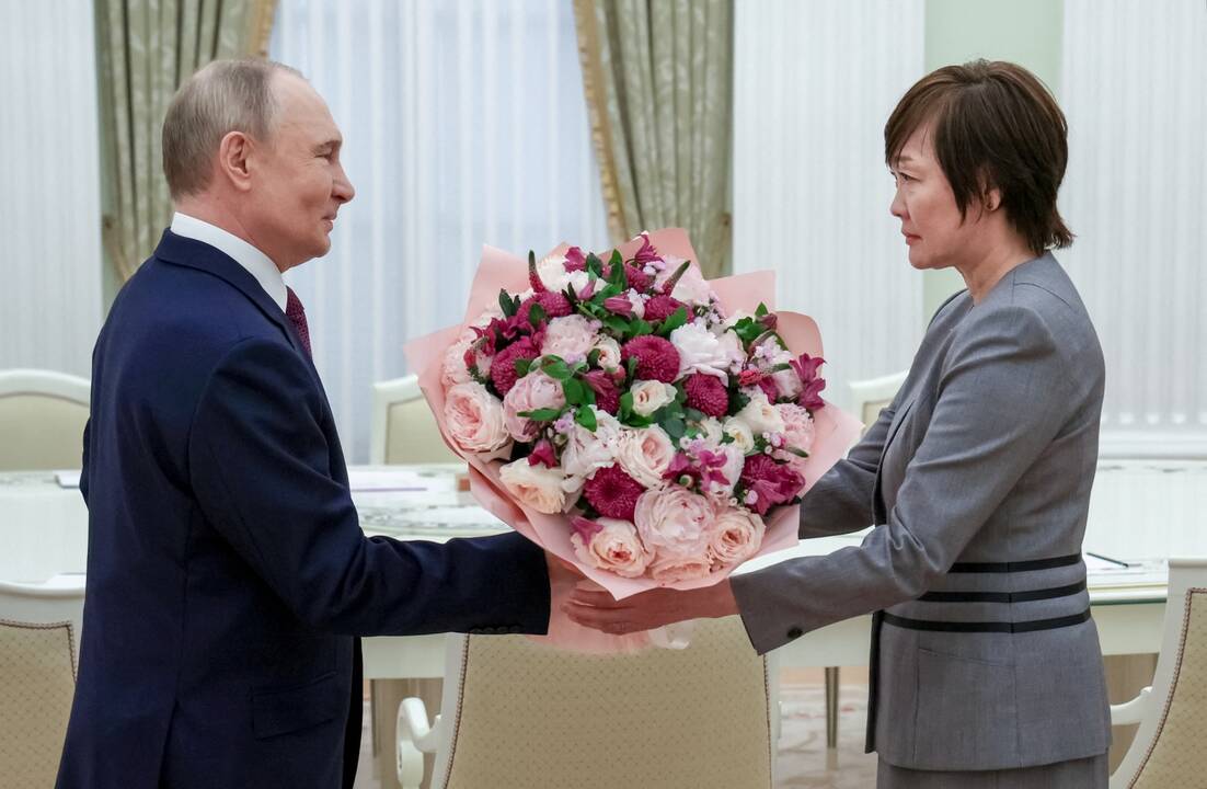 Vladimiras Putinas ir Akie Abe