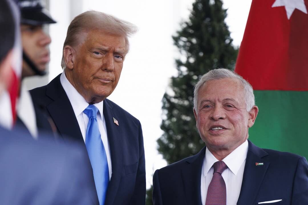 Trumpui pristačius planą dėl Gazos, Jordanija žada priimti sergančius vaikus