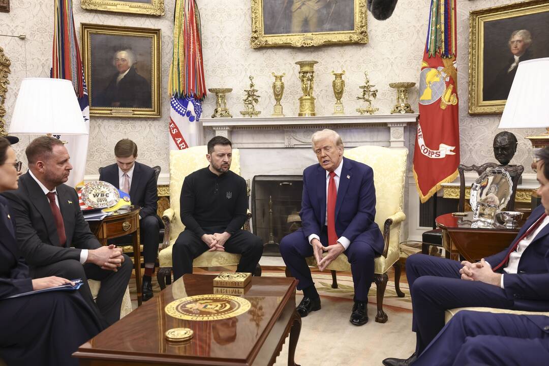 Zelenskis po susitikimo su Trumpu: Ukraina siekia teisingos ir ilgalaikės taikos 