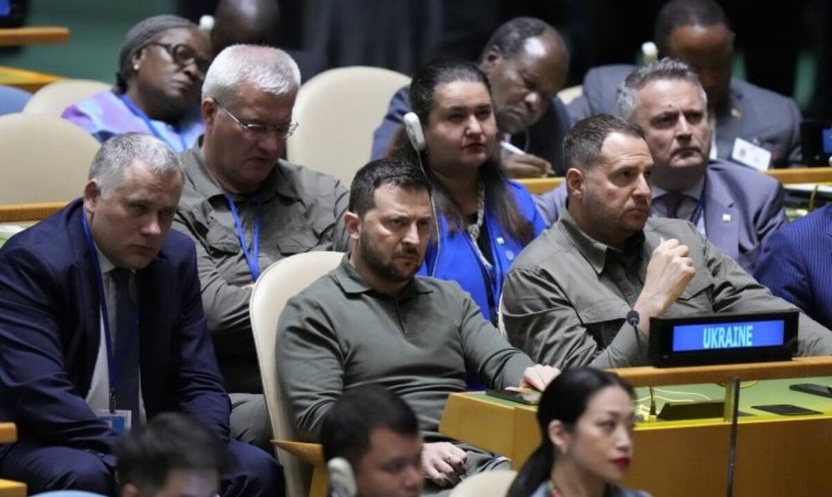 J. Bidenas JT Generalinėje Asamblėjoje ragino stabdyti Rusijos agresiją Ukrainoje
