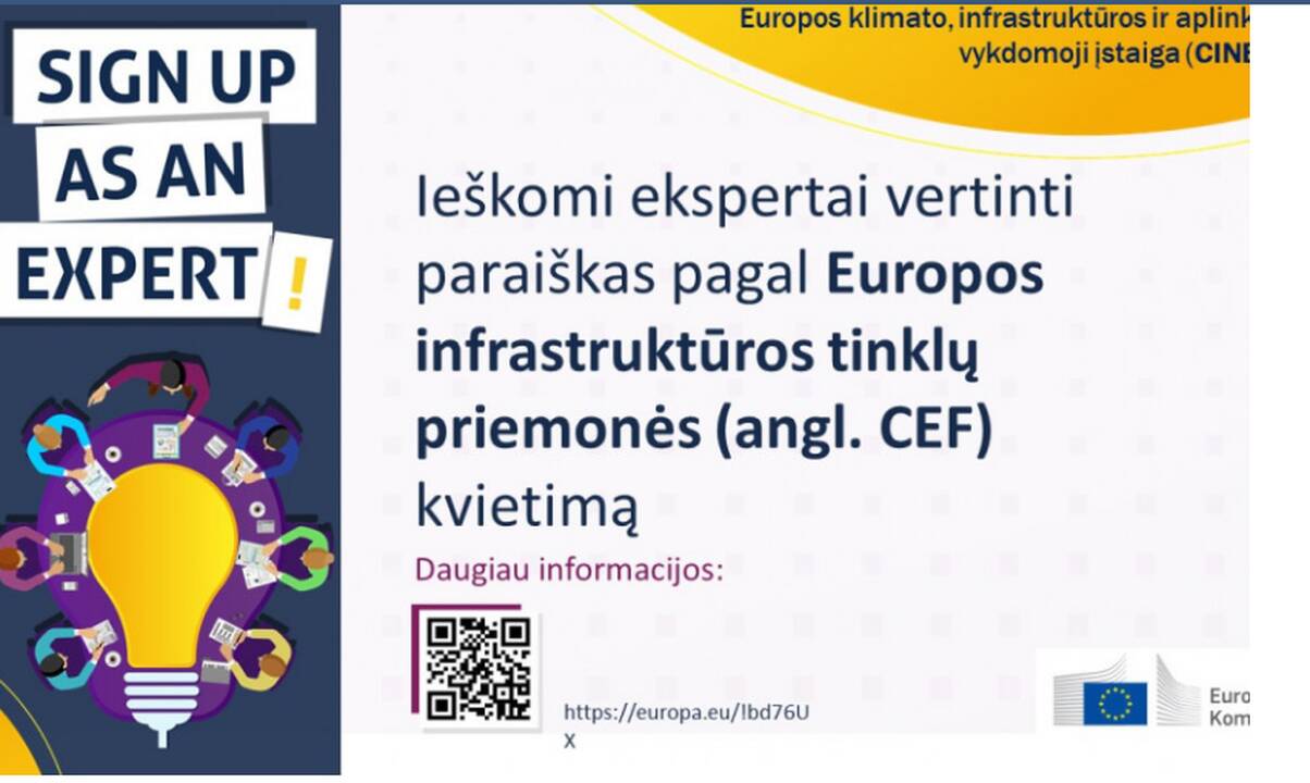 Kviečia ekspertus vertinti projektų finansavimo paraiškas