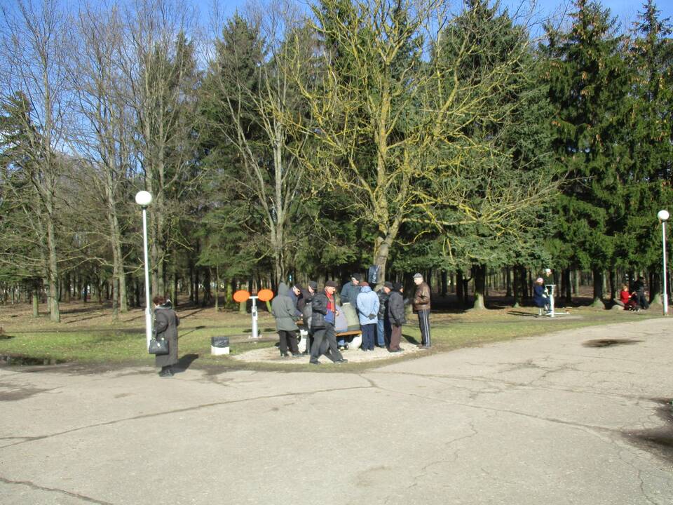 Kauniečiai užplūdo Draugystės parką
