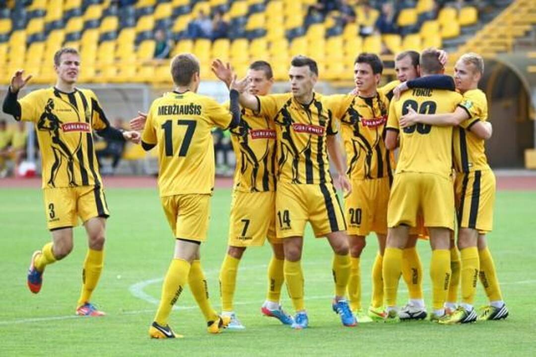 "Šiaulių" futbolininkai Rygoje sužaidė lygiosiomis su "Skonto" klubu