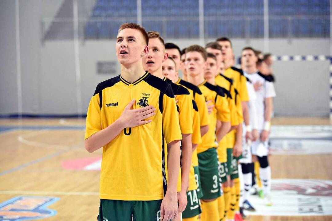 Lietuvos jaunių salės futbolo rinktinė pasirengusi debiutui Europoje