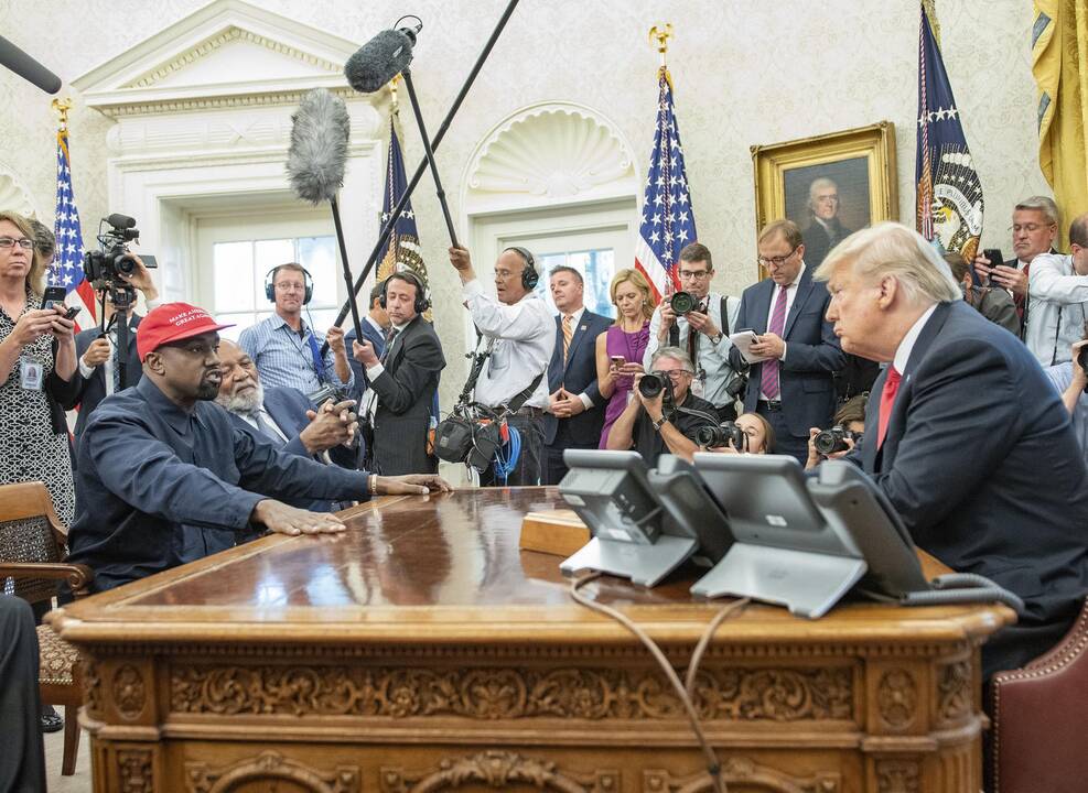 Kanye Westas ir Donaldas Trumpas