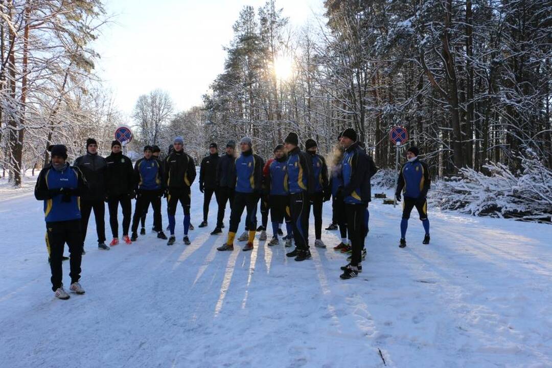 "Trakų" futbolininkai pradėjo pasirengimą naujam sezonui 