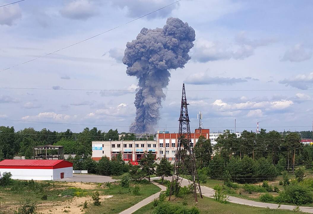 Sprogimas Rusijos sprogmenų fabrike