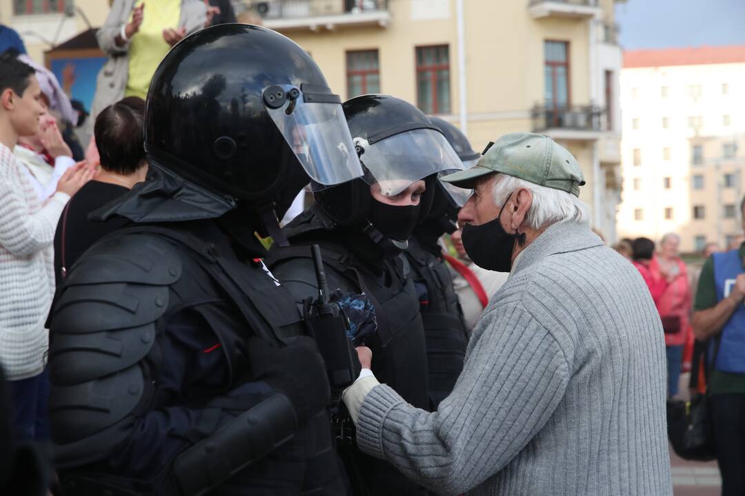 Minske sulaikyti demonstrantai