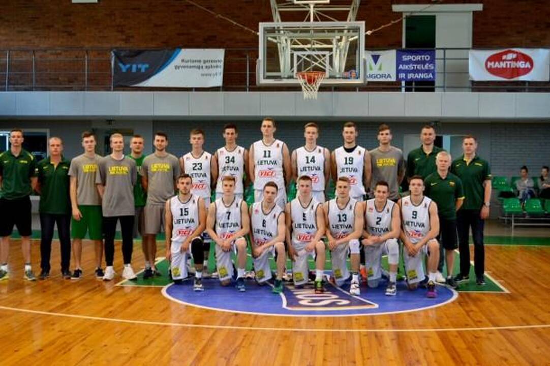 Lietuvos U-20 krepšinio rinktinė pasirengimą Europos pirmenybėms tęsia Druskininkuose