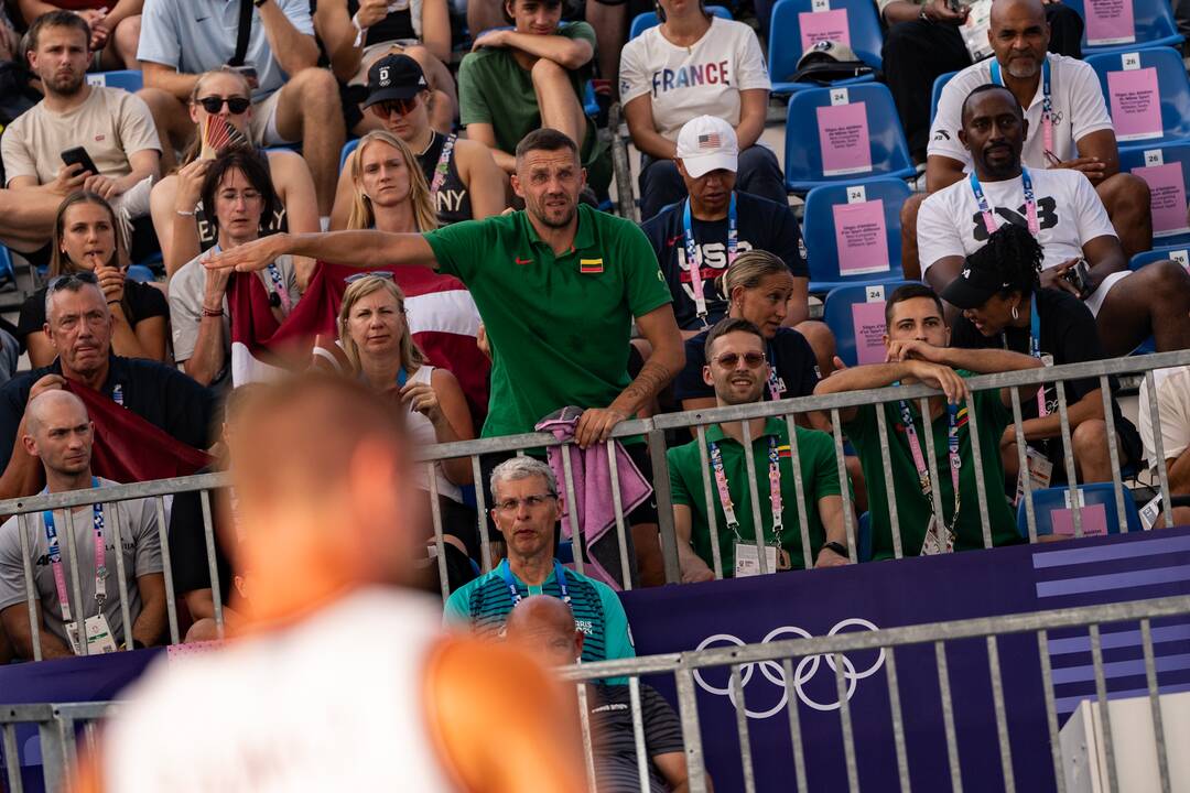 Paryžiaus olimpinės žaidynės: Lietuvos trijulių rinktinė nusileido Latvijai