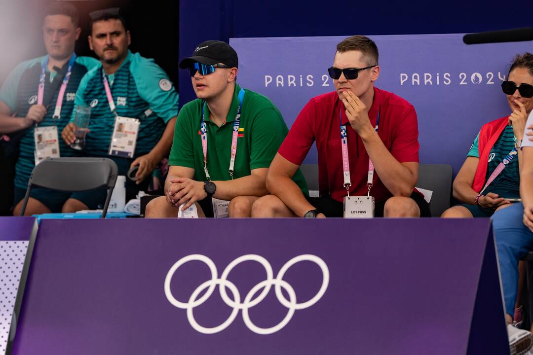 Paryžiaus olimpinės žaidynės: Lietuvos trijulių rinktinė nusileido Latvijai