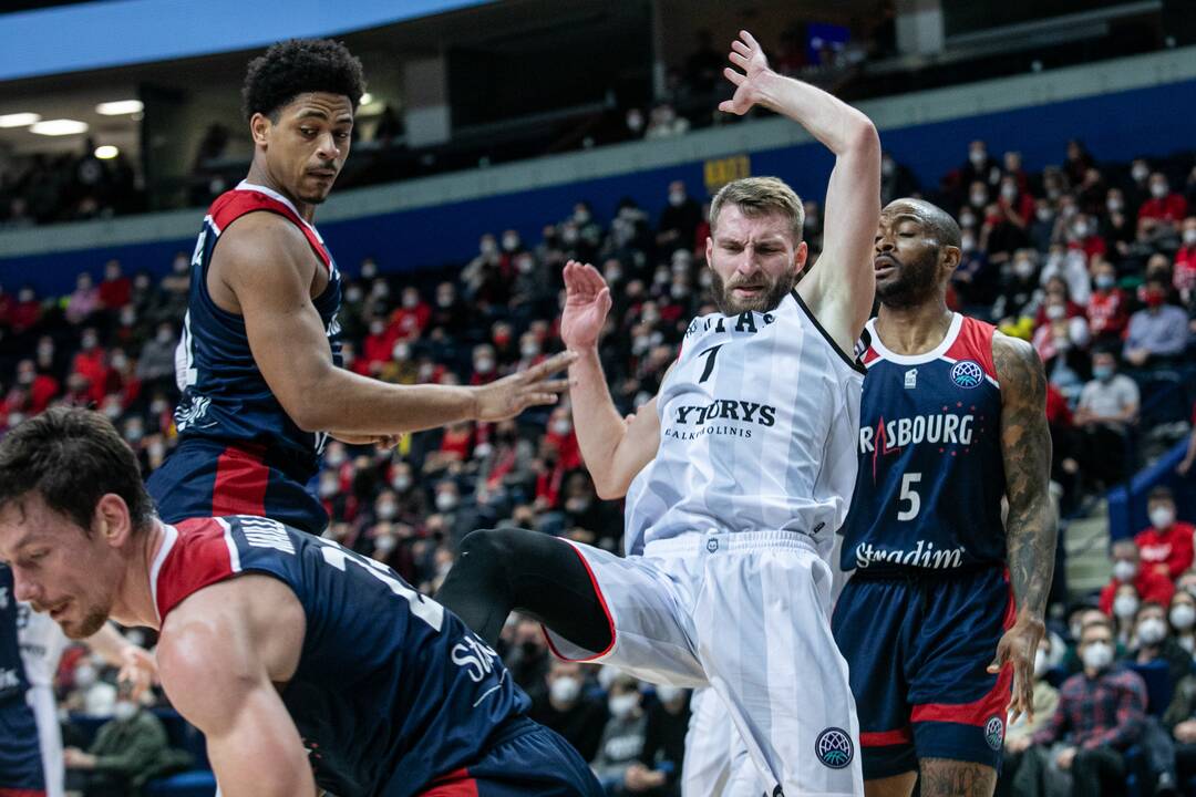 FIBA Čempionų lyga: „Rytas“ – Strasbūro IG 71:76