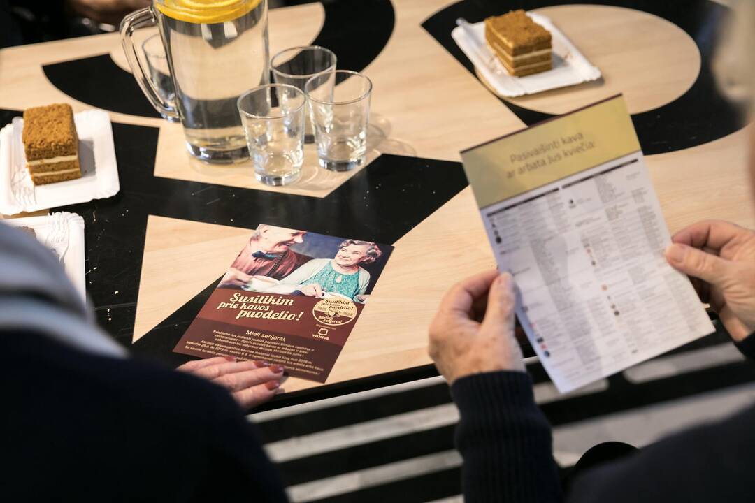 Akcija senjorams „Susitikim prie kavos puodelio“  
