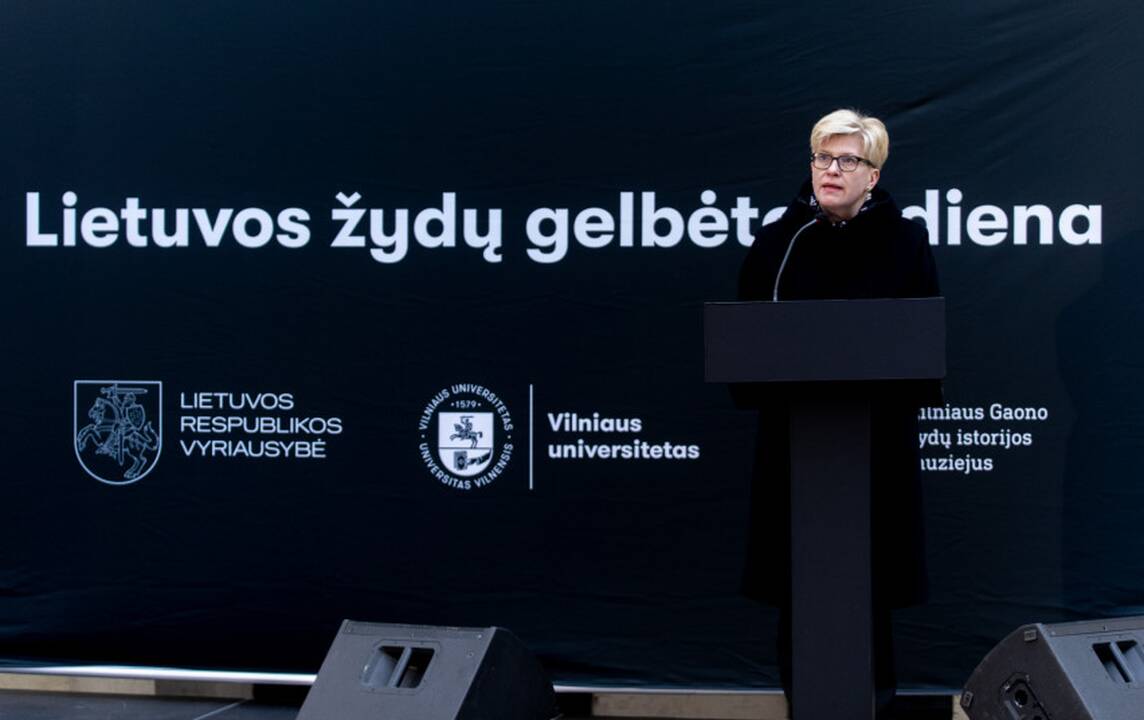 I. Šimonytė: Lietuvos žydų gelbėtojai mums yra drąsos ir pasiaukojimo simbolis