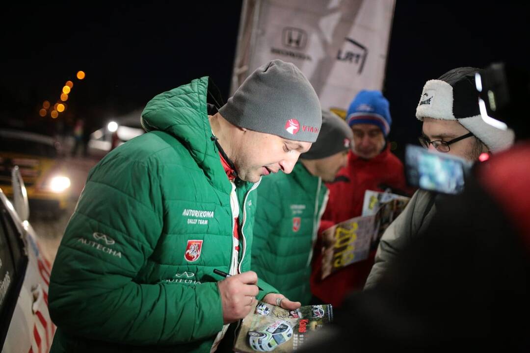 „Žiemos ralis“ Utenoje