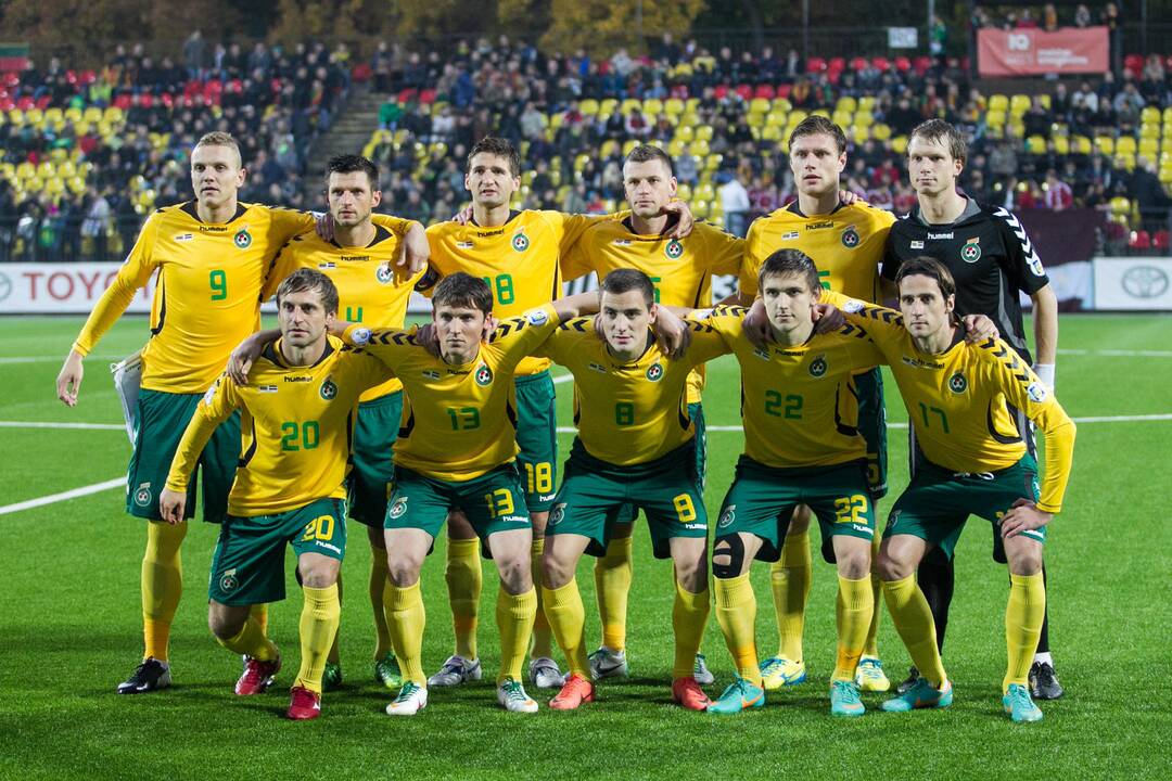 Lietuvos futbolo rinktinės sudėtyje - 10 šalies A lygoje rungtyniaujančių žaidėjų