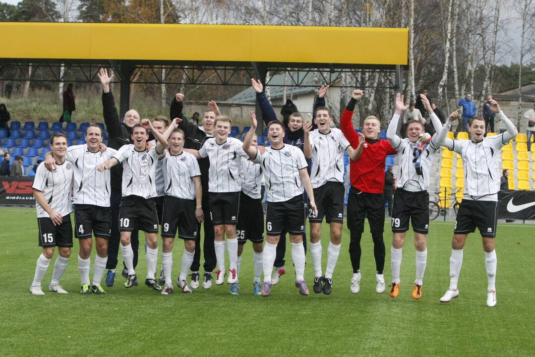 Šeštoji "Klaipėdos granito" vienuolikės pergalė Lietuvos futbolo A lygoje