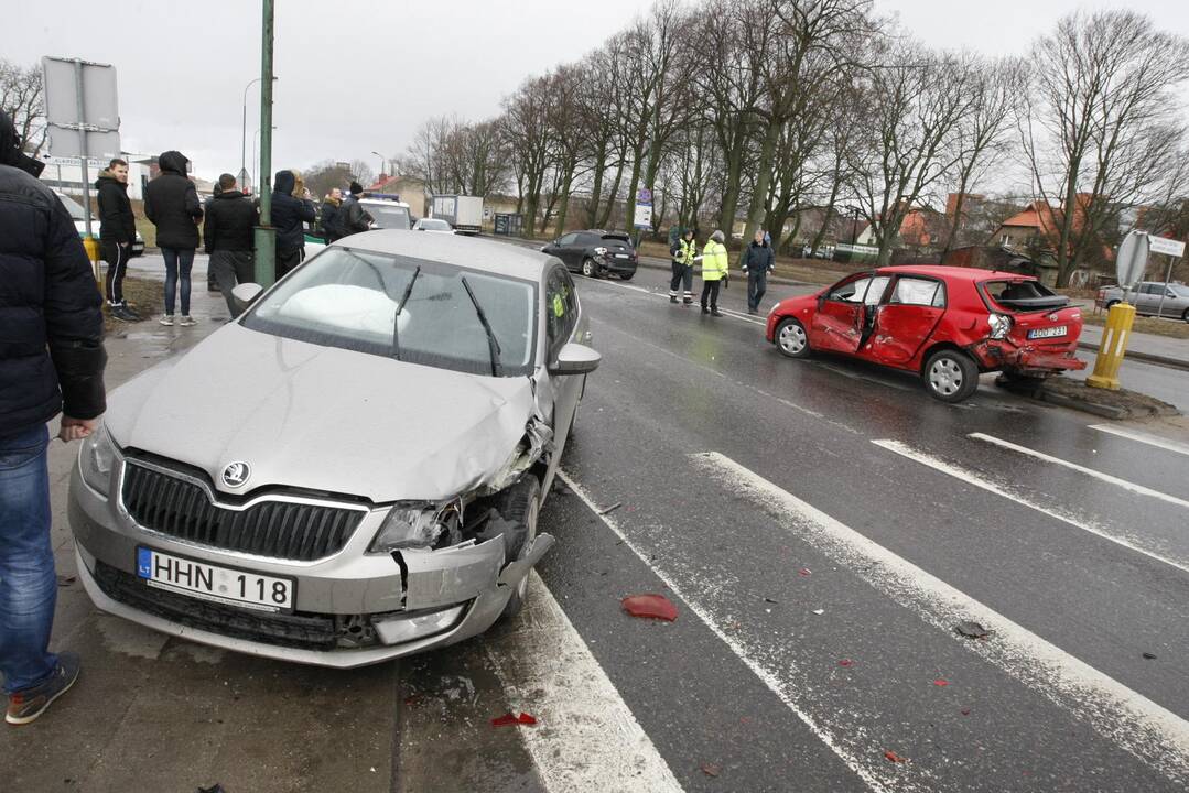 Automobilių avarija Klaipėdoje