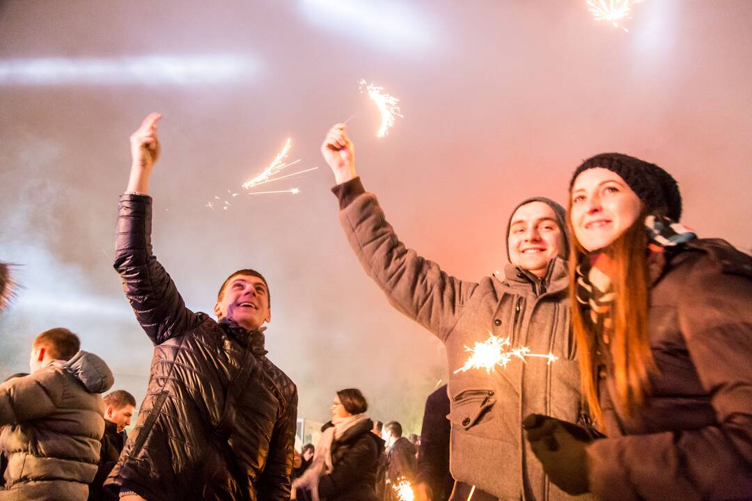 Kaunas pasitinka 2015-uosius su euru kišenėje