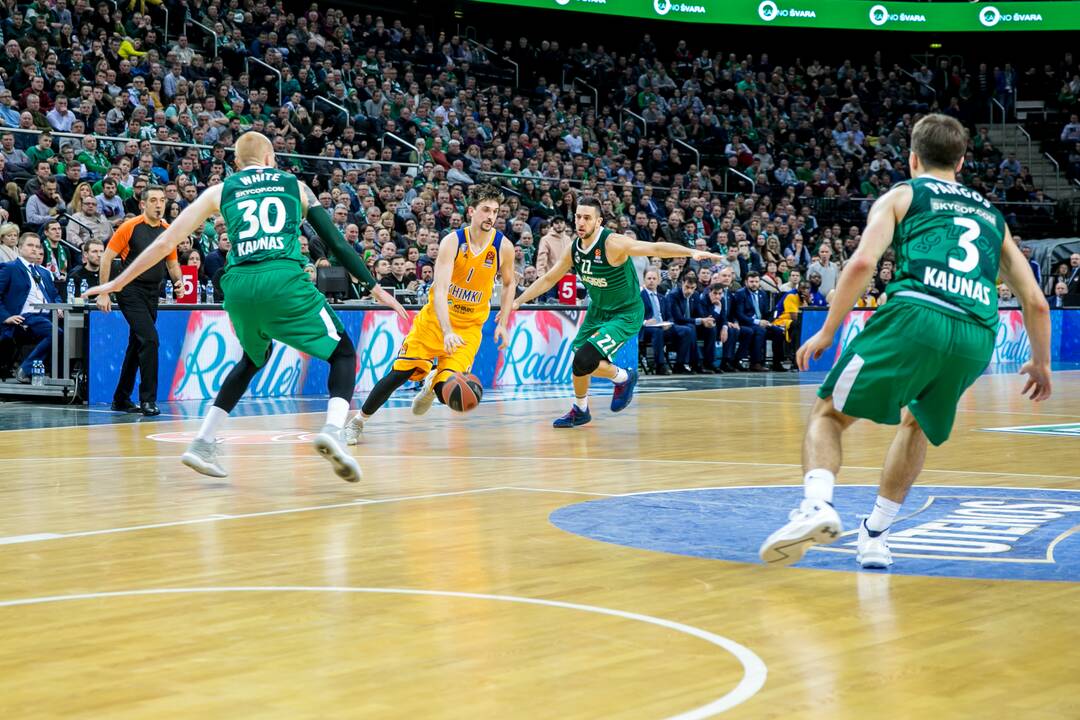 Kauno „Žalgiris“ - „Chimki“ 74:84 