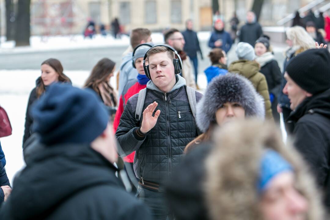 Akcija "Kaunas šoka" išjudino kauniečius