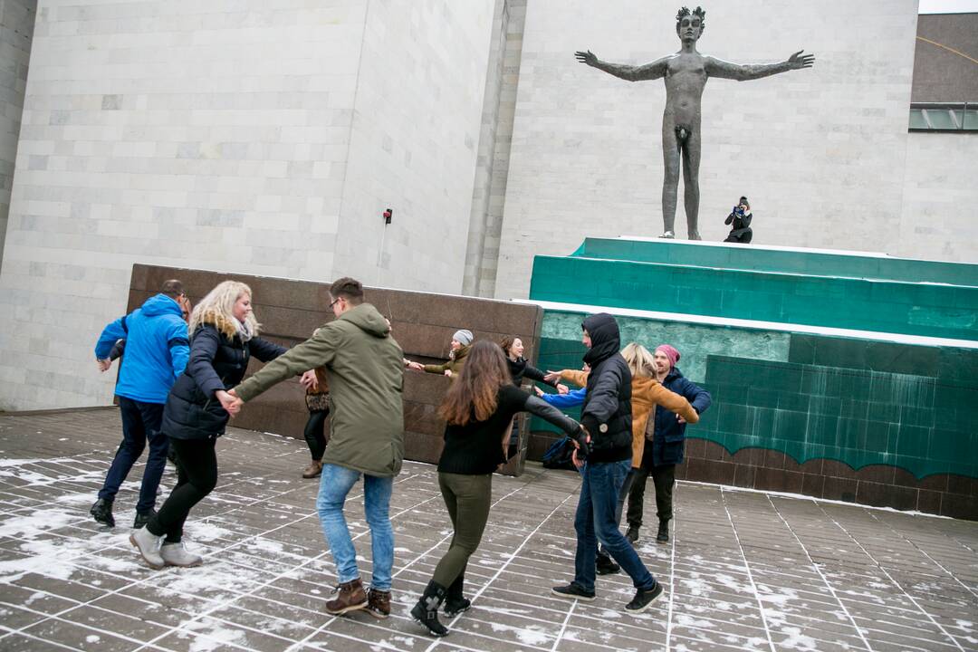 Akcija "Kaunas šoka" išjudino kauniečius