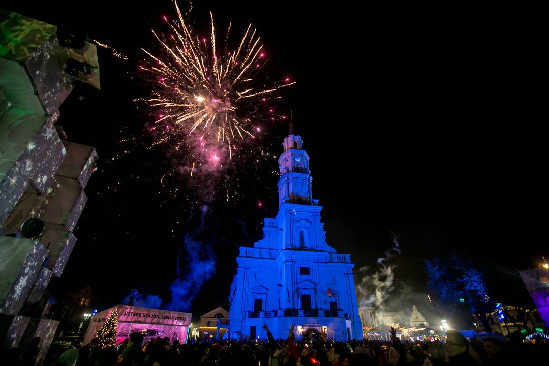 2018-ųjų metų sutikimas Kauno rotušėje