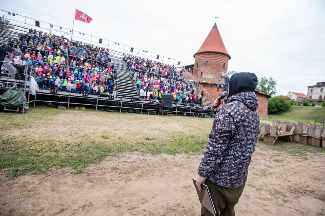 Moksleivių dainų šventės repeticija