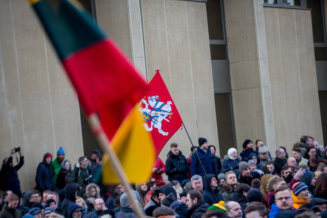 Protesto akcija „Mes kaltinam!“