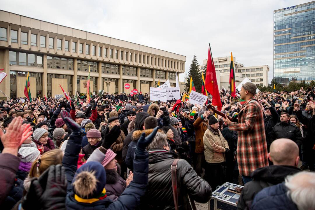 Protesto akcija „Mes kaltinam!“