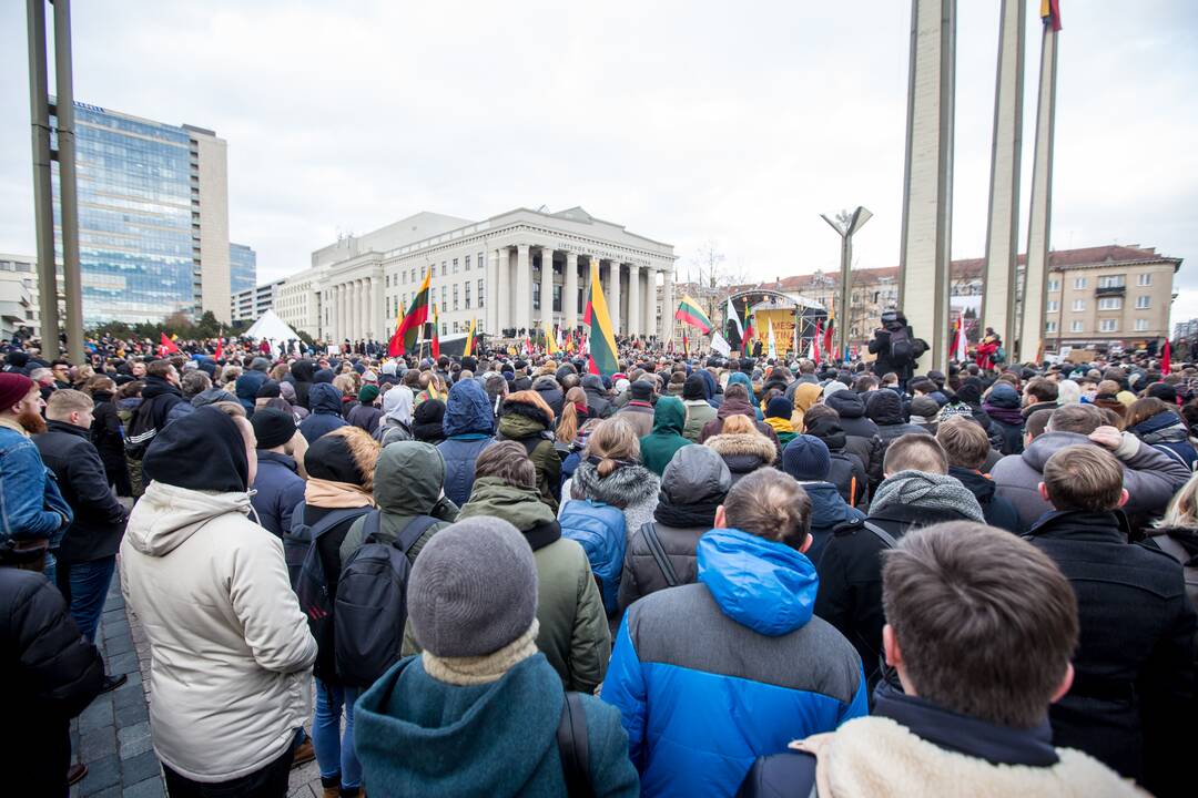 Protesto akcija „Mes kaltinam!“