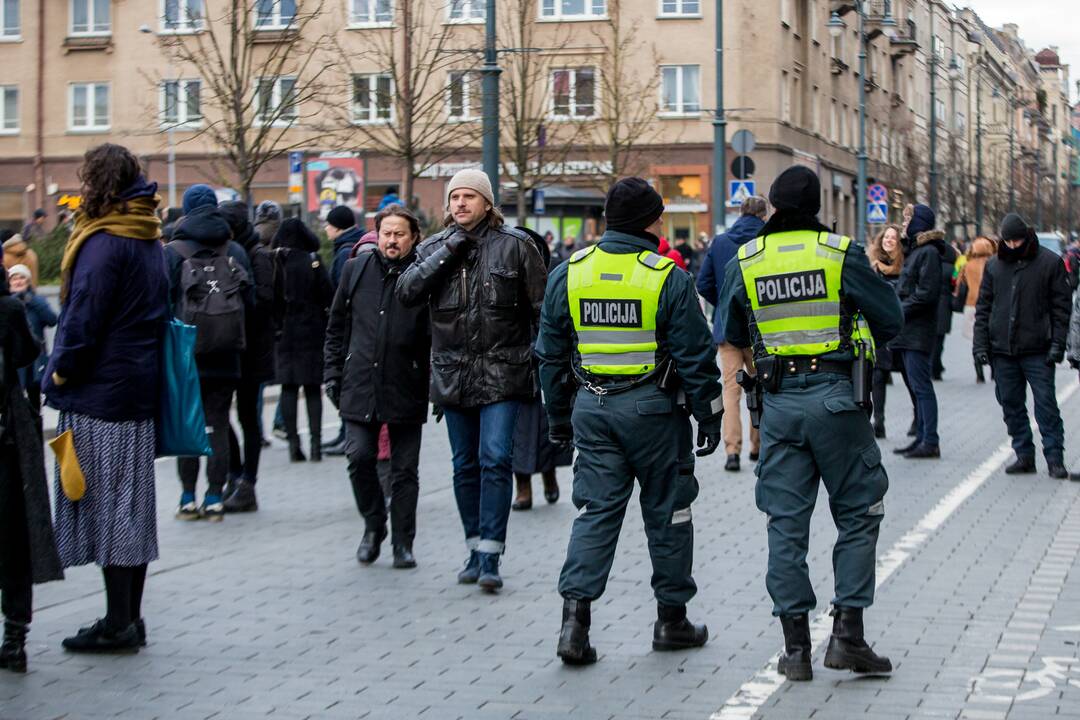 Protesto akcija „Mes kaltinam!“