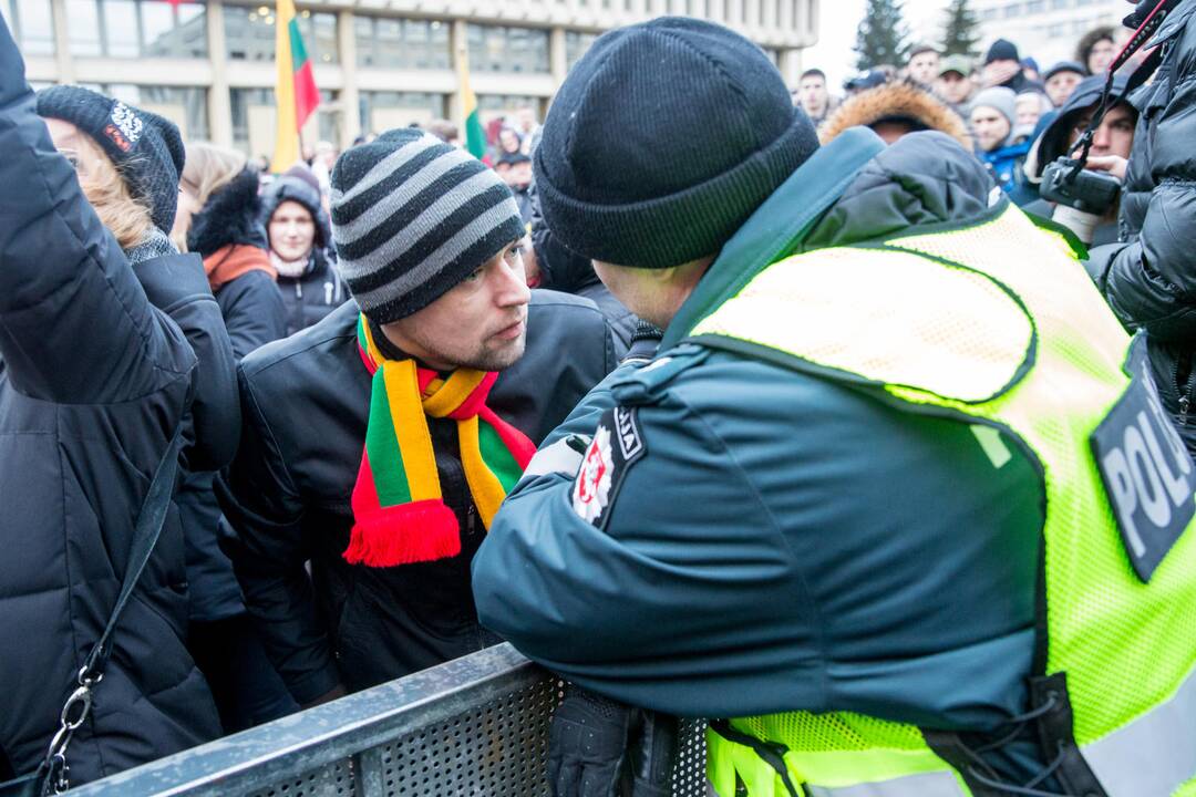 Protesto akcija „Mes kaltinam!“