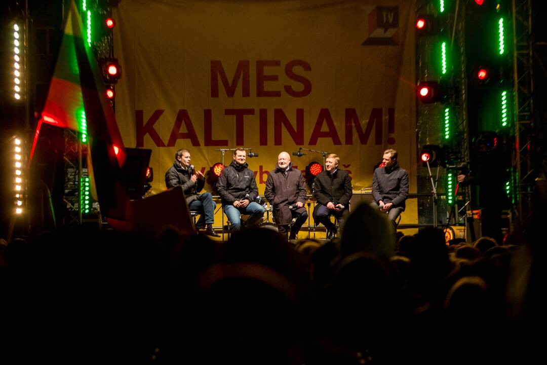 Protesto akcija „Mes kaltinam!“