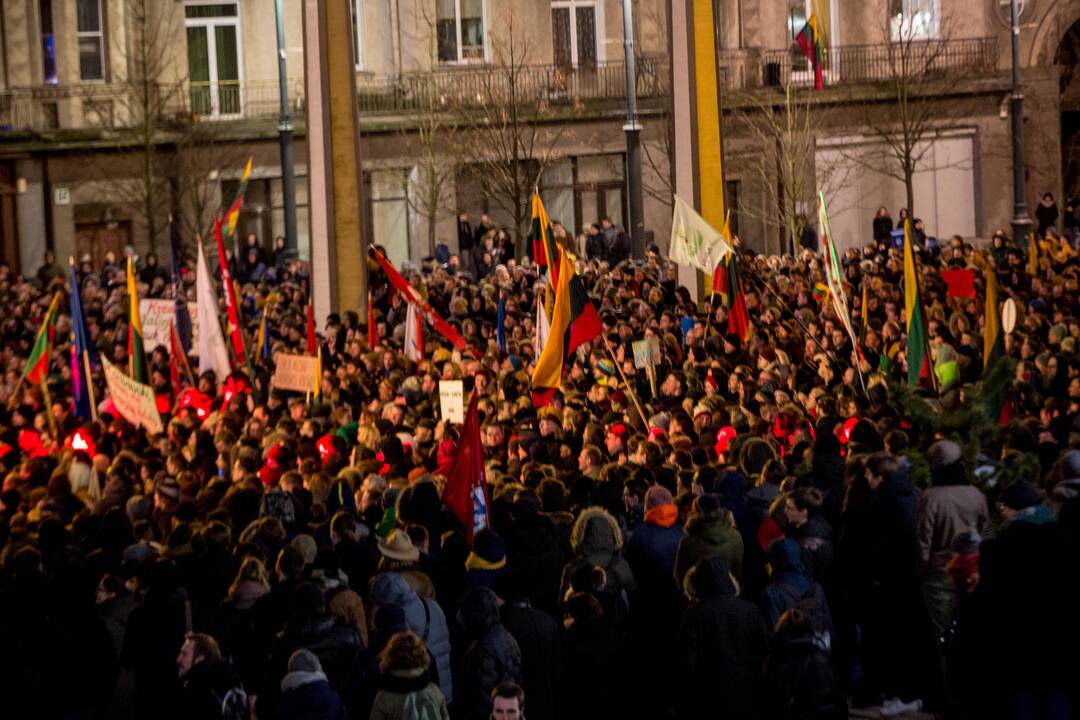 Protesto akcija „Mes kaltinam!“